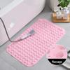 Противоскользящий коврик для ванной из ПВХ с присосками - для дома, ванной, туалета и массажного коврика для ног
