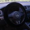 Шерстяной плюшевый чехол на руль автомобиля, мягкие теплые принадлежности, удобная защита автомобильного колеса