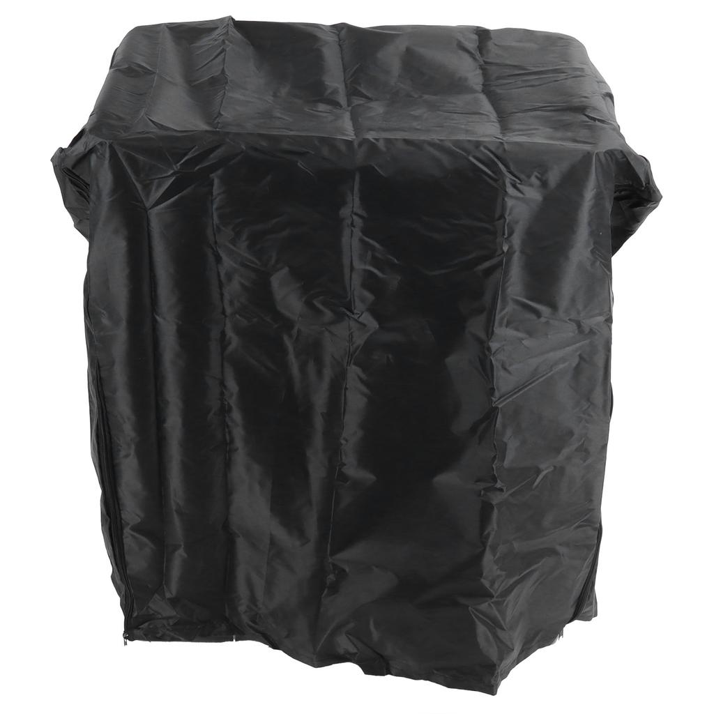 Чехол для стиральной машины, ткань Оксфорд с серебряным покрытием 210D, защита для сушилки для балкона, 74x71x101 см, черный