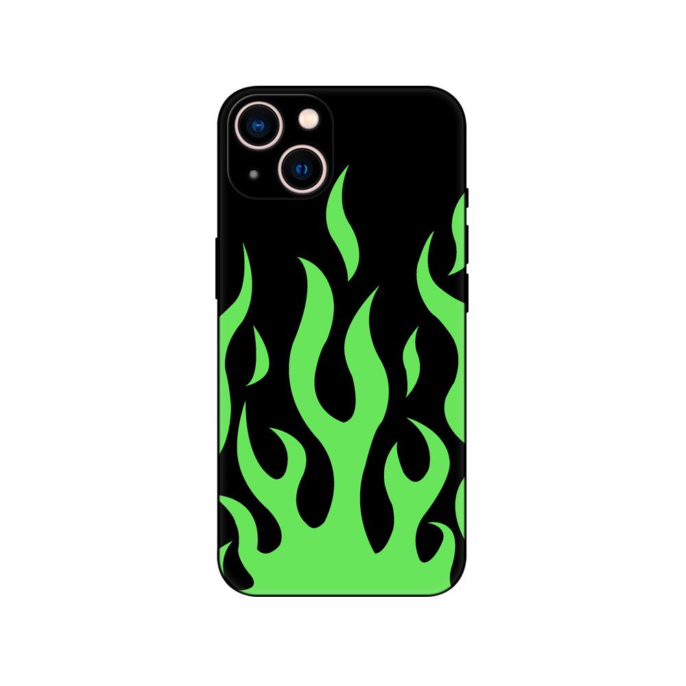 Чехол «Летнее пламя» для iPhone: Совместим с iPhone 14/13/12/11 Pro Max Mini.