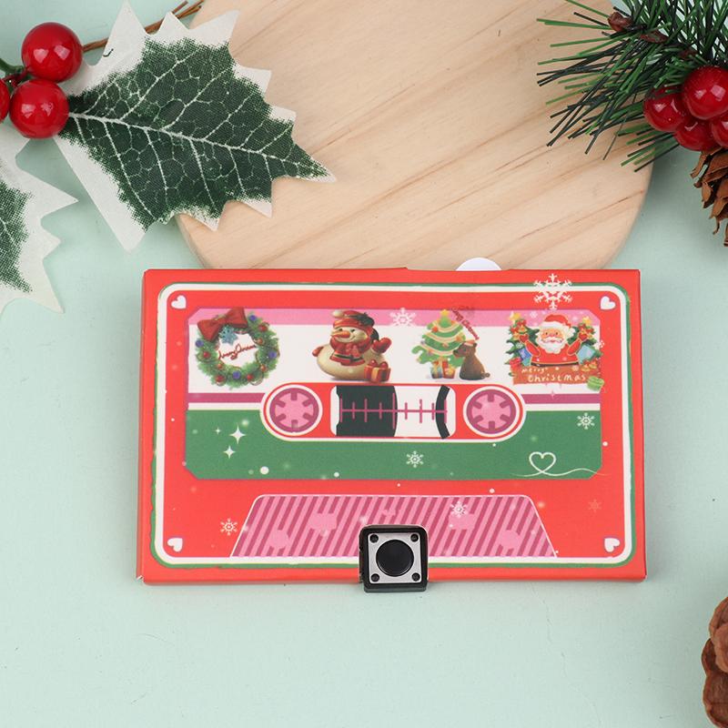 Фонографическая лента DIY записываемая 60 секундная голосовая аудиокассета приглашение на вечеринку рождественский подарок на день рождения годовщину