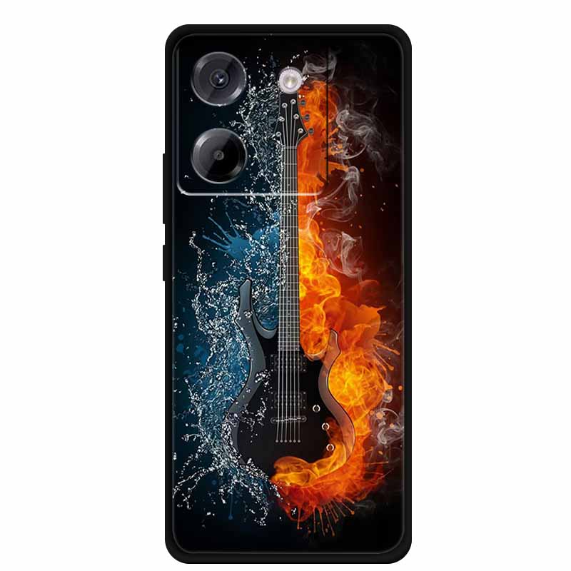Чехол для Xiaomi Poco M7 Pro 5G, стиль мультяшной живописи, мягкий силикон + ТПУ, задняя крышка, чехлы для Poco M7 Pro 5G, противоударный чехол, новый