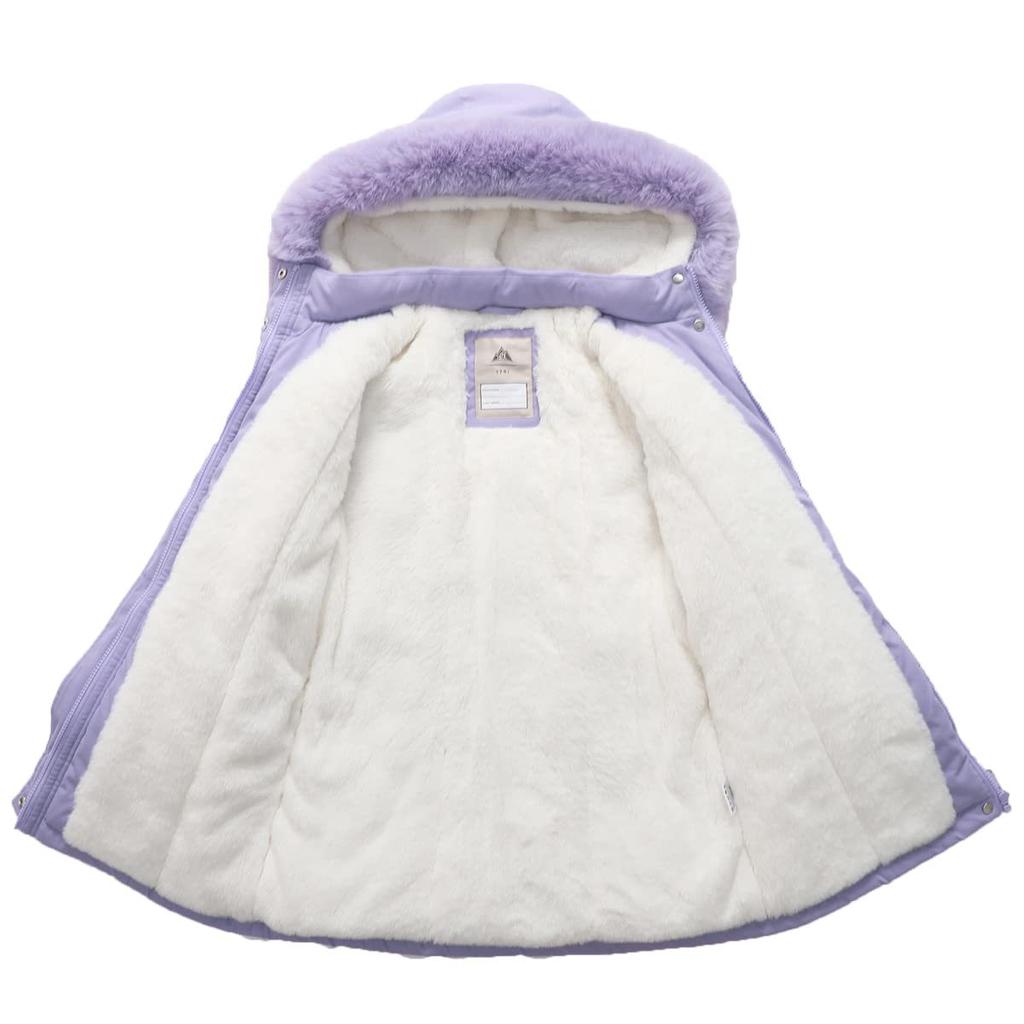 Подростковые зимние парки для девочек, детская однотонная куртка с толстой изоляцией на талии и плюшевым капюшоном, пальто, детская одежда, длинная верхняя одежда