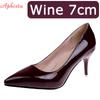 Fashion Aphixta 7cm Thin Heels Pumps Women Stiletto-heel Dress Women Shoes Wedding Official Leisure Shoes Plus Big Size 49 50