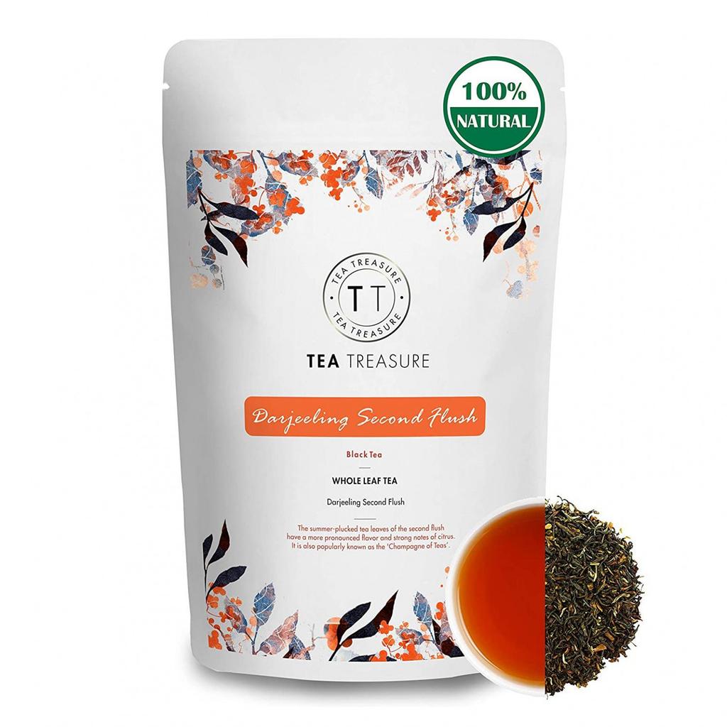 Second Harvest Darjeeling Black Tea (100 G), Darjeeling Second Flush Black Tea, Tea Treasure