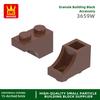 166 шт./лот 3659W 1x2 Полуарка Строительный Блок Moc Цветные Аксессуары Совместим с featuring Brick СДЕЛАЙ САМ Детская Игрушка Сборка Подарок Идея