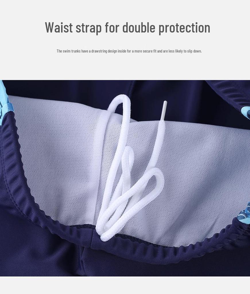 Boys' Two-Piece Korean Swimsuit Set 