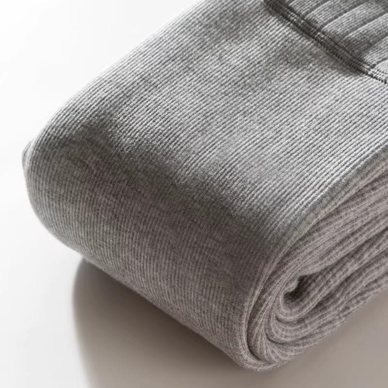 Женские флисовые утягивающие колготки - Вертикальная полоска, Микро-давление, Универсальный японский стиль, Леггинсы на осень/зиму