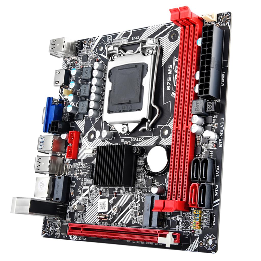 SZMZ LGA 1155 WiFi Desktop Home Office Gaming Motherboard PCIE 16X DDR3 16GB 100M Network Card