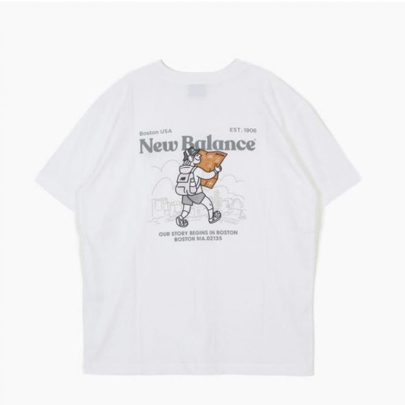 New Balance Футболка с коротким рукавом Uni Nb Travel Overfit Nbnefco253 10 Футболка с коротким рукавом