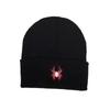 Street Style Spider Pattern Knitted Cap With No Brim For Winter Casual Wear