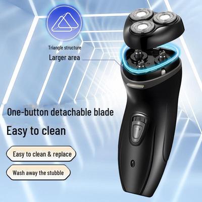 ES-168 Мужская электробритва с плавающим лезвием и триммером для бакенбард