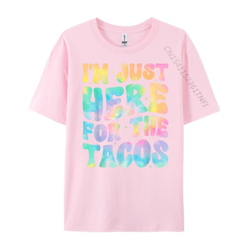 Im Just Here For The Tacos Food Funny Mexican Food Groovy 3XL Men Clothing Mens Shirt Mothers Day