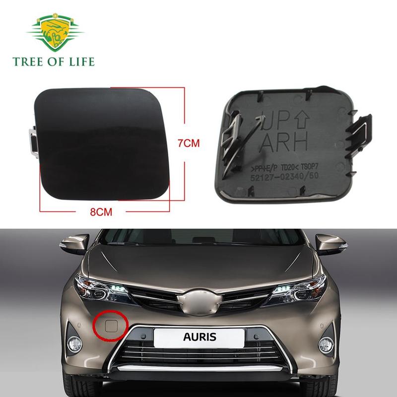 Для Toyota Auris 2013 2014 2015 Передний бампер Крышка петли буксировочного крюка 7*8см ABS Пластик 52127-02340 52127-02919