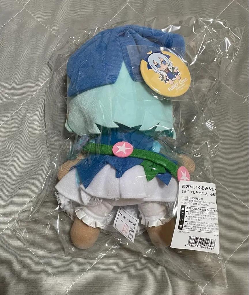 Проект Touhou загорелая плюшевая кукла Чирно Fumo жестяная значка Вер.1.5