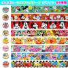 Masking Tape Disney Character Design 8 Types X 3 of Each 24 Pieces In Total Suitable for Length 2m Width Masking Tape Stationery Wrapping Decoration