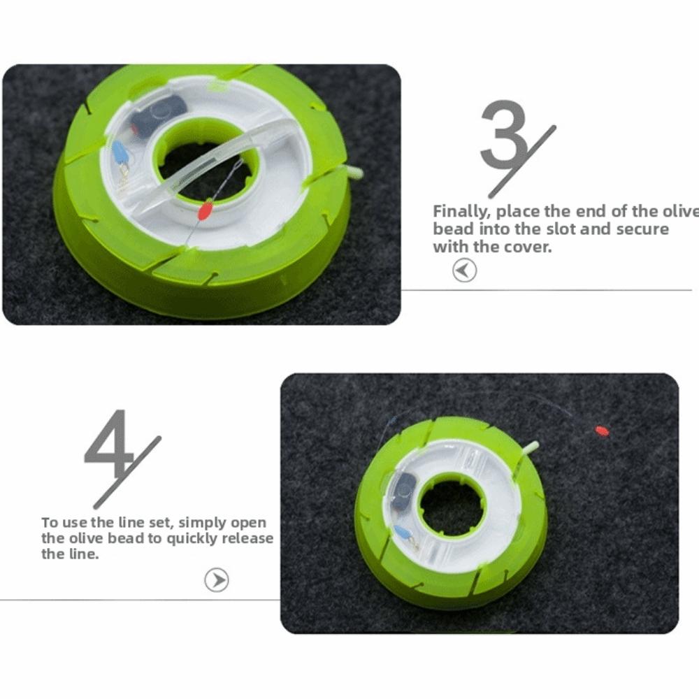 10pcs Silicone Material Main Line Box 10pcs Fishing Tackle Box Fishing Line Spool For Fishing
