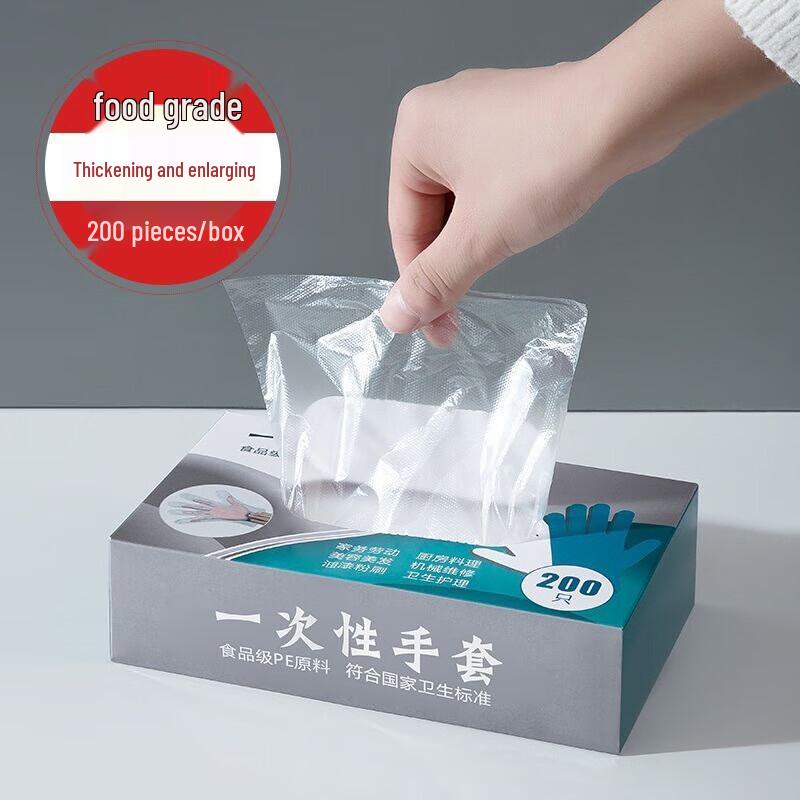 Food-Grade Disposable PE Plastic Gloves