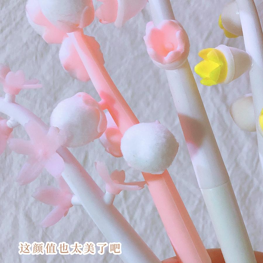 1 шт. Кавайная 3D-цветок Деловая офисная перьевая ручка студент Школьные канцелярские принадлежности перьевые ручки чернильные ручки милые ручки