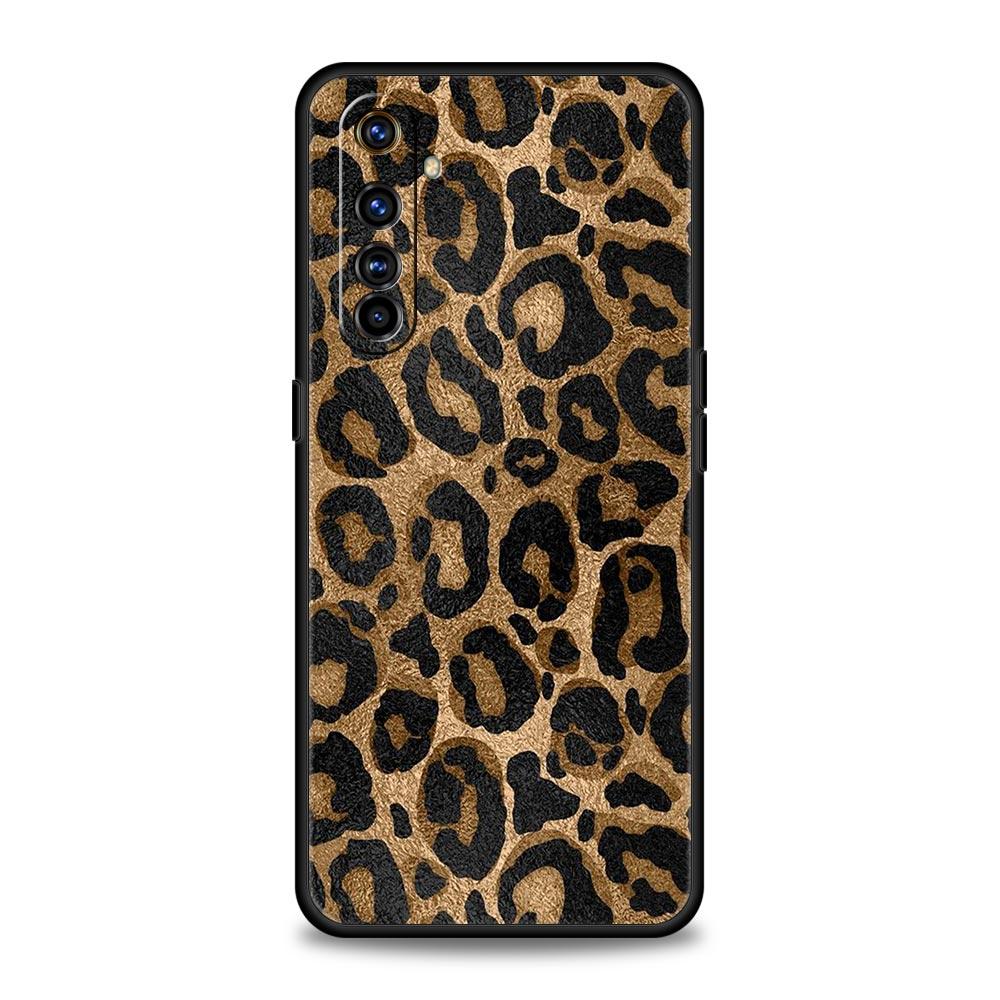 Модный чехол с тигровым леопардовым принтом и цветком для Realme 11 10 9 8 5G 7 6 GT2 Pro Plus C21 C11 C25 C35, чехол для Realme GT Neo 2 3 3T