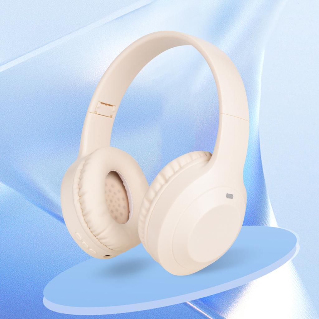 Over Ear HIFI Stereo Headsets Wireless Bluetooth Headphones Sports Gaming Earphones with HD Mic Support TF/AUX Noise Reduction