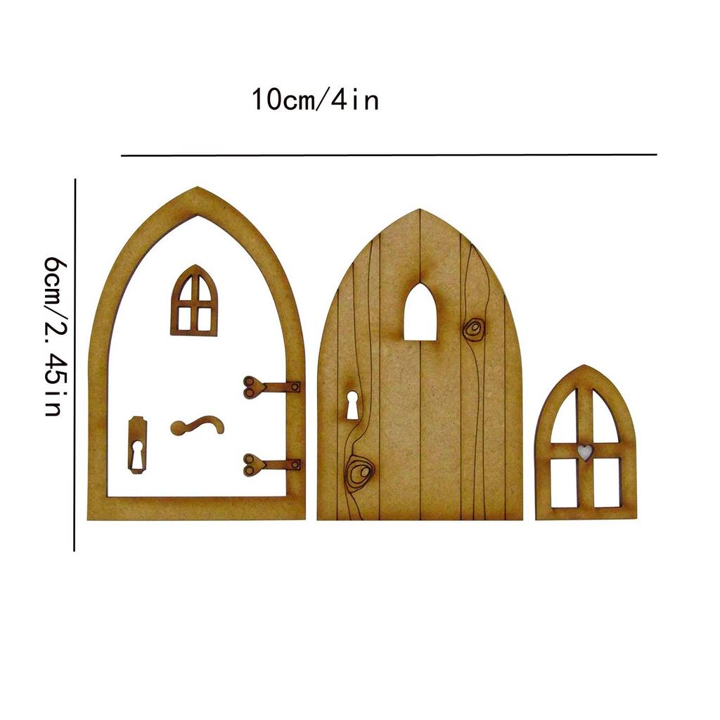 (Софиелес)Дверь для украшения театра, ремесленная дверь, используемая для самостоятельной сборки, набор дверей Elfin Door