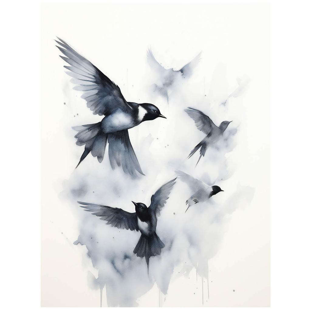 Spokój W Lotach Spokój W Lotach, 50X70 Cm, Bez Ramy, Papier Matowy 230 Gsm