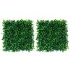 2Pcs Eternal Life Artificial Plant Wall Panel Artificial Grass Backdrop Wall  Privacy Screen