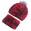 Fur Hat Children Fall and Winter Outdoor Warm Ear Protection Scarf Mom Leisure Set