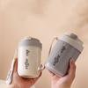 500ml PP/304 Stainless Steel Coffee Cup Portable Insulated Coffee Mug Outdoor Sports Picnic Drinking Cup Keep Cold and Cups