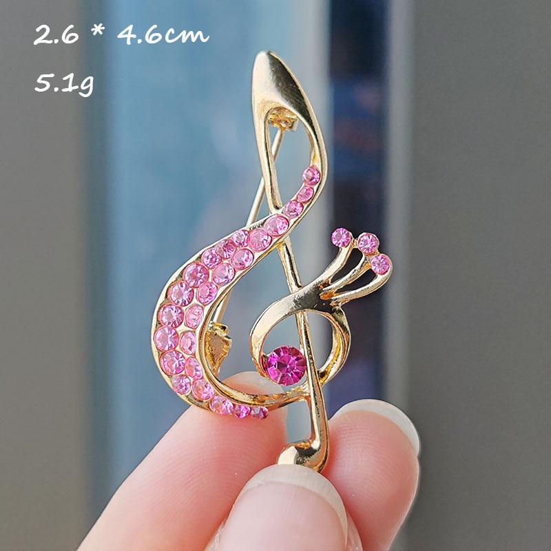 Творческая личность, ритмичная музыкальная нота, брошь, дизайн, чувство, костюм, корсаж, кардиган, аксессуары, изысканная нишевая булавка, воротник, булавка для женщин