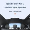 Солнцезащитный козырек для люка 2021 Ford Mustang Mach-E: Ледяной кристалл, Теплоизоляция, Защита от УФ-лучей, Конфиденциальность, Непрозрачный