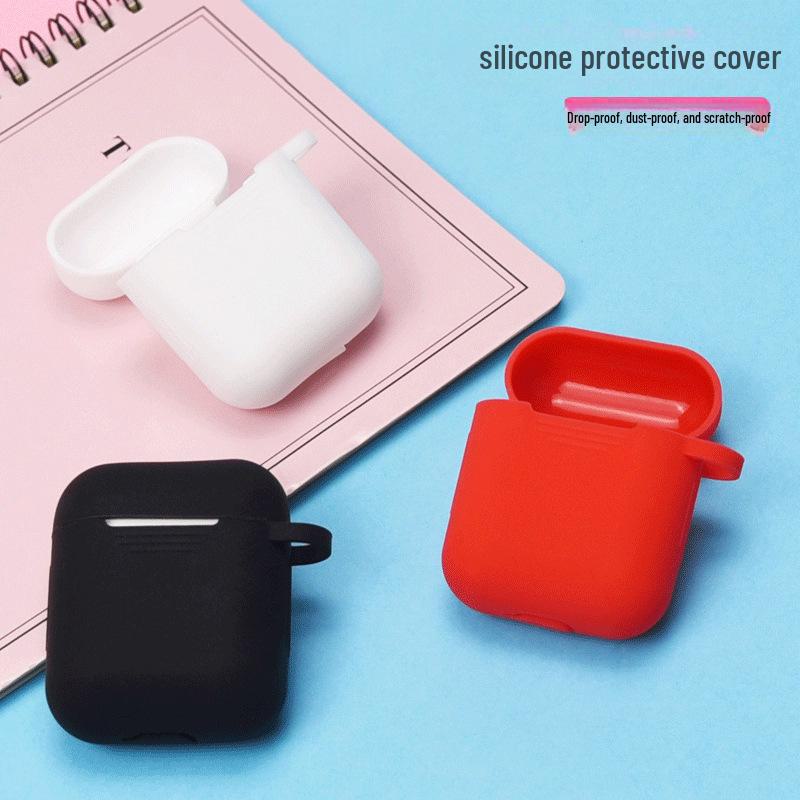 Защитный силиконовый чехол для гарнитуры Bluetooth Apple pro4 с мягкой оболочкой - чехол для наушников с защитой от падения