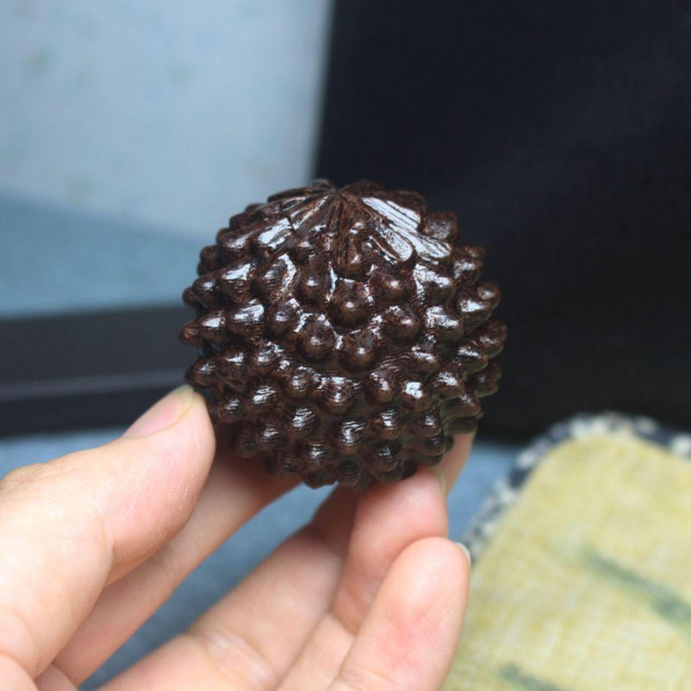 Массажный мяч из орехового дерева для рук, дуриан, агаровое дерево, фитнес-мячи для запястья и пальцев, упражнения