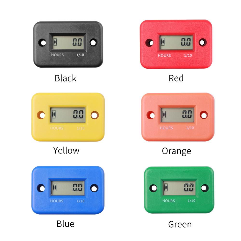 Универсальный таймер бензинового двигателя IP68 Мотоциклетный прибор Мото Квадроцикл Лодочный двигатель Счетчик моточасов Измеритель времени работы Индукционный таймер