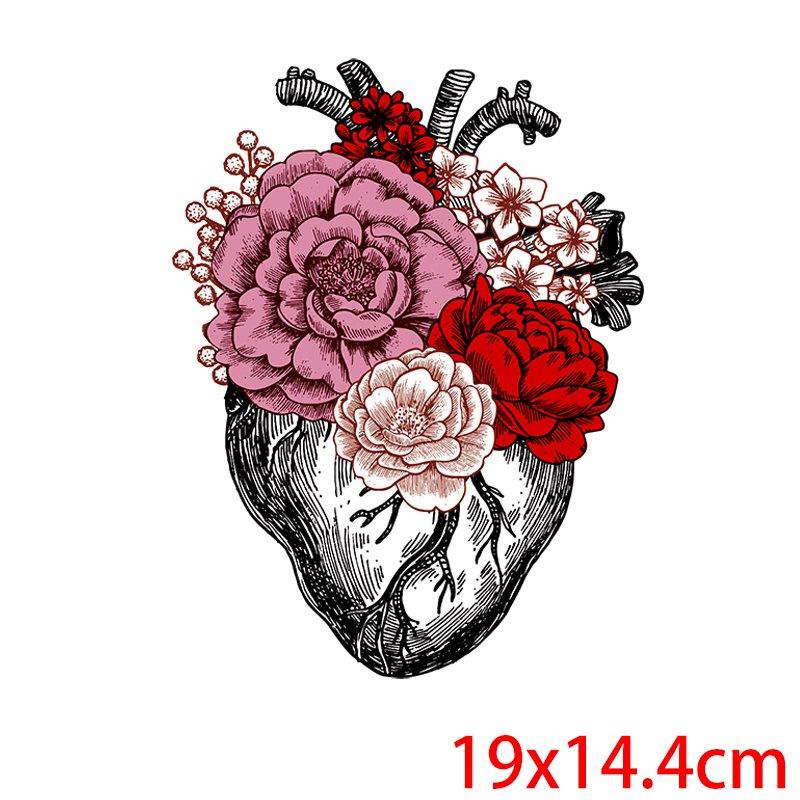 Органы тела Легкие Сердце Термо Наклейки На Одежду Бабочка Утюг На Переносе Одежды Термопереносы На Одежду Футболка