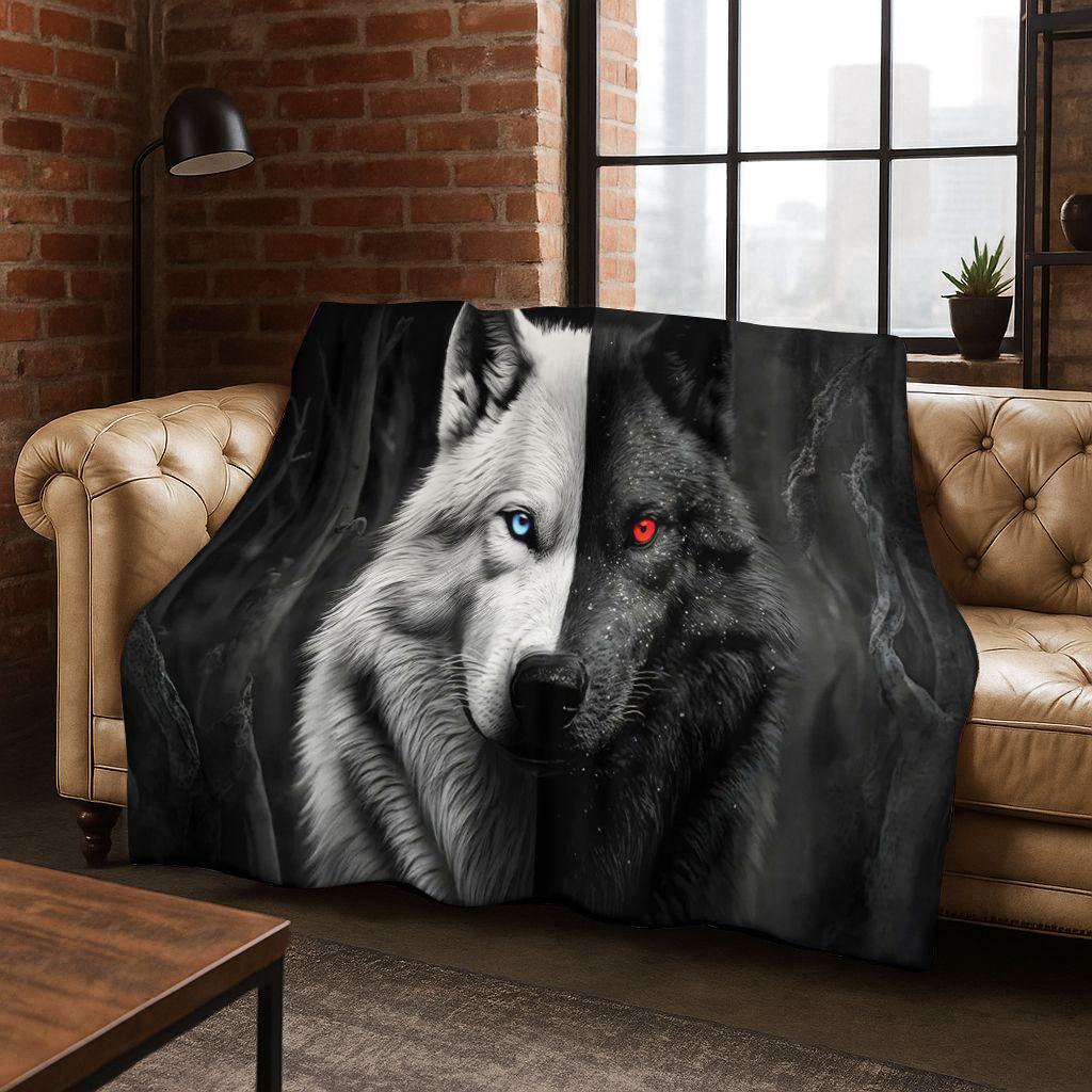 Скандинавская мифология Волк Фенрир Мультяшное Фланелевое Одеяло, Уютное Мягкое Плед для Дома Спальни Кровати Дивана Пикника Покрытие Дети