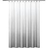WEST LAKE Waffle Weave Grey Shower Curtain Ombre Water Resistant Hotel Spa Bathroom Decorative Shower Curtain with Grommet No Hook Machine