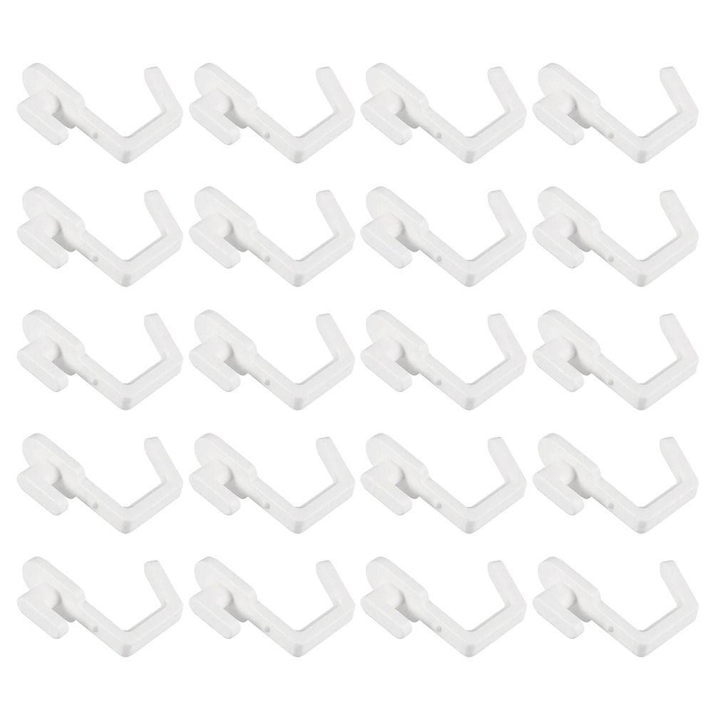 10Pcs Storage Rack Organizer Hole Board Hook J Shape Pegboard Hook Durable Oblique Hanger