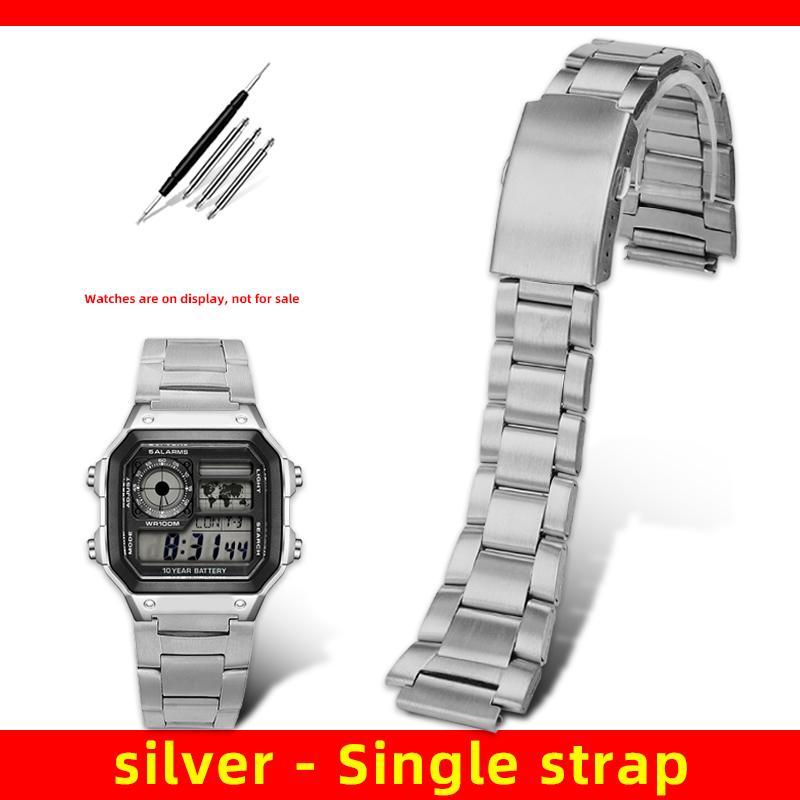 Корпус AE1200 с безелем из нержавеющей стали, ремешок для Casio G-Shock 3299 AE-1200WH AE-1300, модифицированный металлический корпус, браслет, комплект с зеркальным стеклом