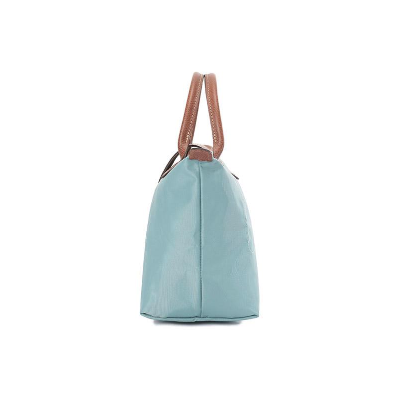 Longchamp Складная нейлоновая сумка для пельменей с короткой ручкой, маленькие женские сумочки, эвкалиптово-зеленый 1621089P93