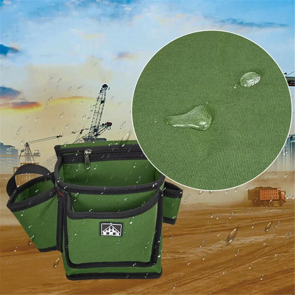 Electric Drill Nailer Waist Tool Hold Mobile Phone Bag Tool Pouch Electrician Tools Work Bag Tool Organizer Belt Bag