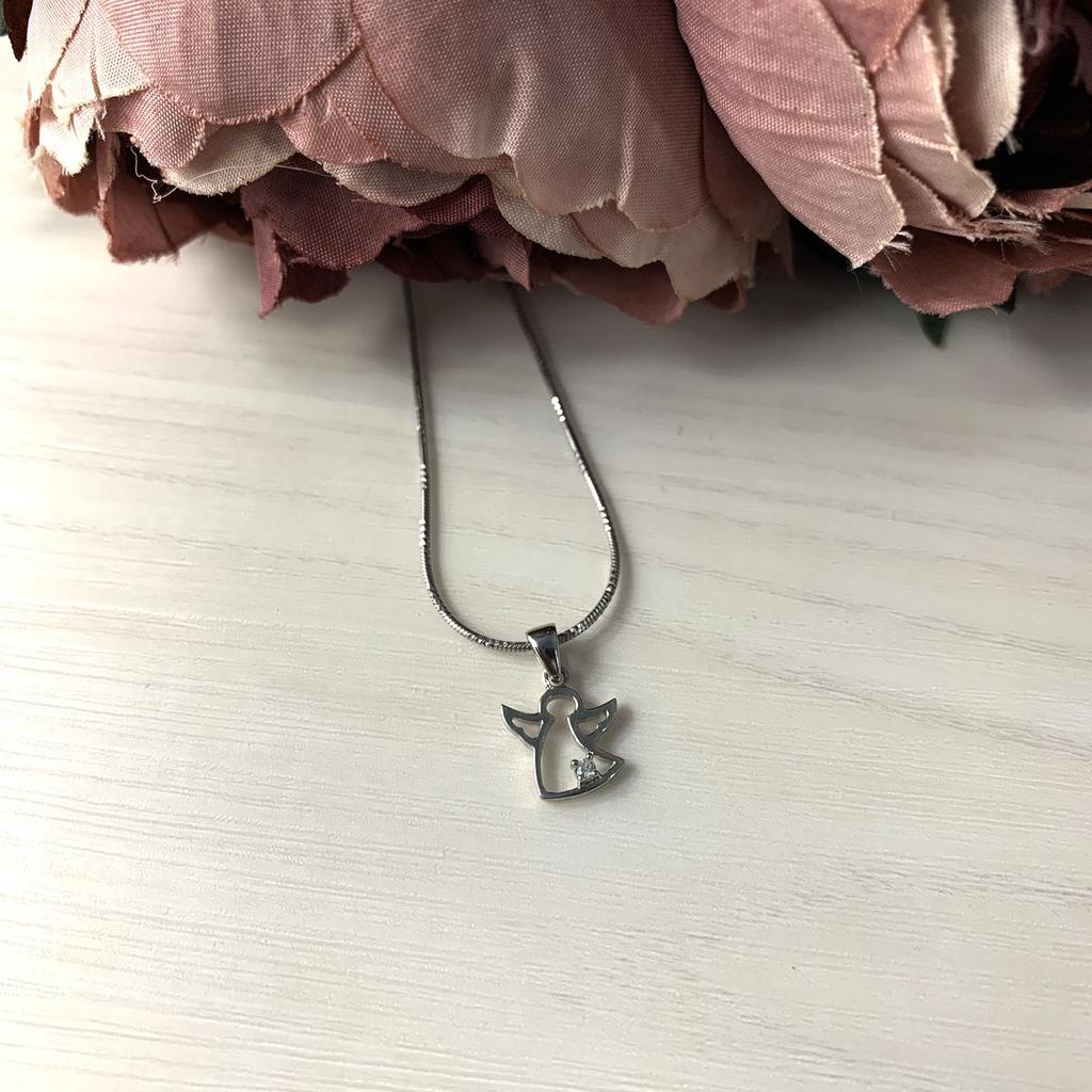 Серебряная подвеска с фианитами (1255704)