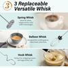 Electric Milk Frother Milk Foam Machine Handheld Milk Foamer Rechargeable Milk Beater Whisk Mixer for Cappuccino Coffee Cream