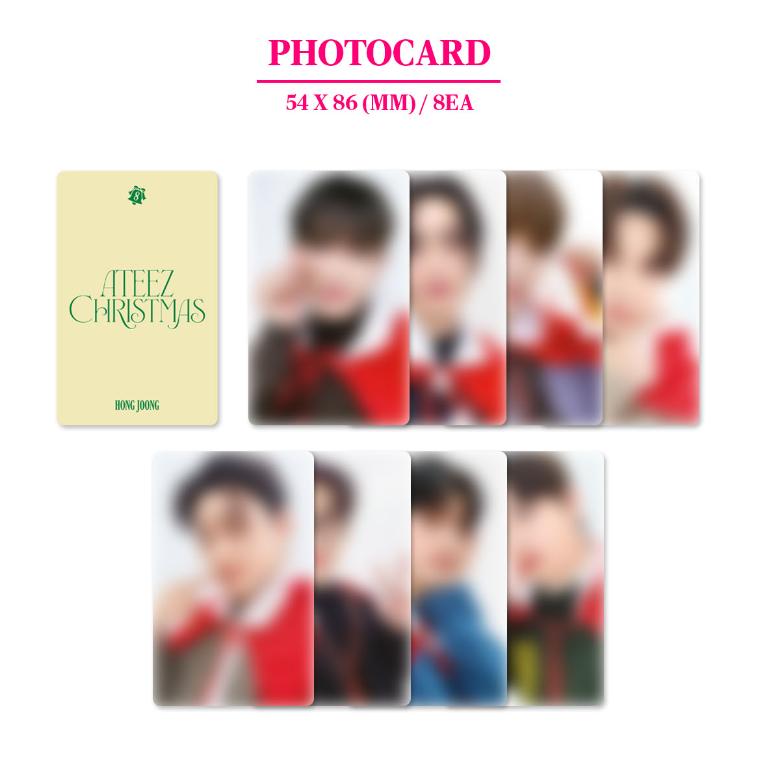 ATEEZ Набор рождественских фотооткрыток X KAURA 2023