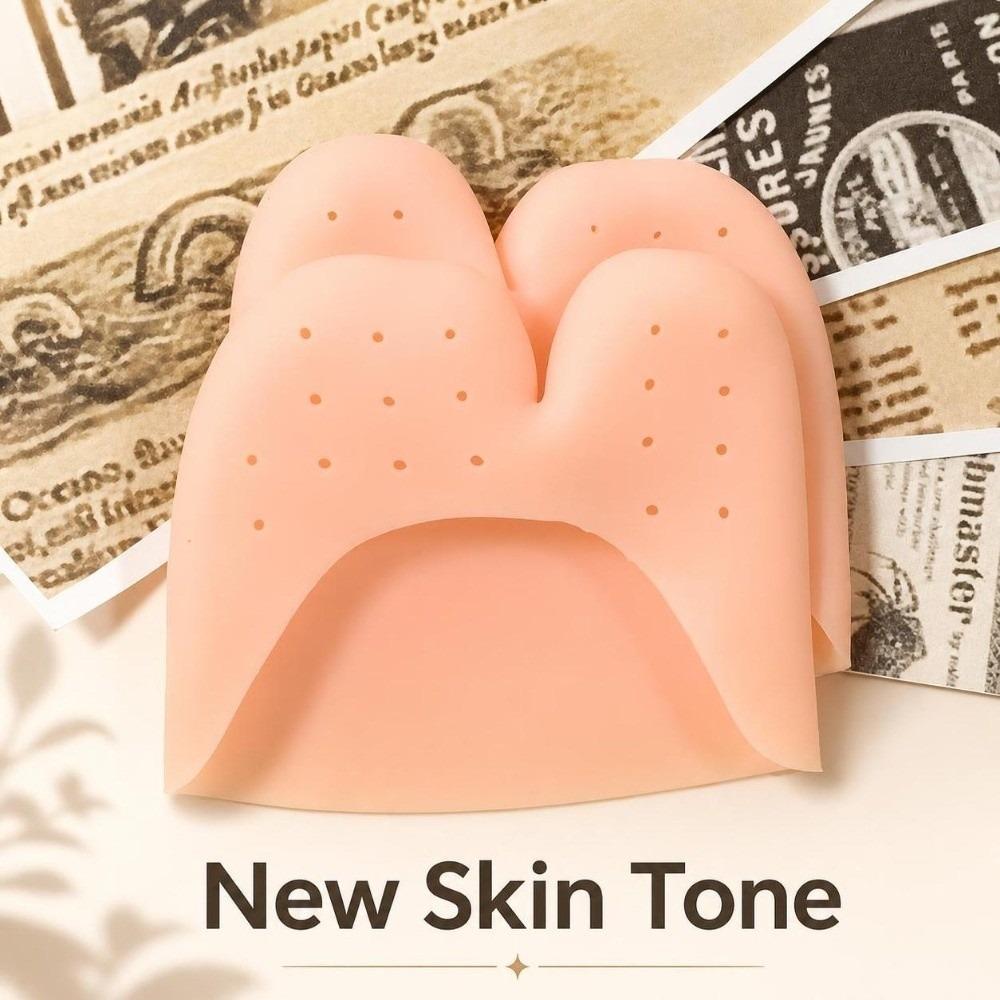 1 Pair Silicone Toe Protector Sleeve Elastic Metatarsal Cushion  Dance Practice