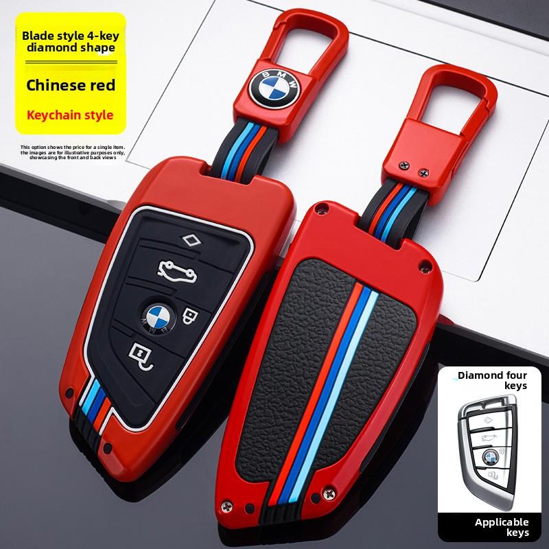 Zinc Alloy Car Key Case Shell Cover For Bmw F20 G20 G30 X1 X3 X4 X5 G05 X6 X7 G11 F15 F16 G01 G02 F48 Auto Accessories LU3