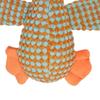 Yousheng Dog Teething Toy Wild Goose Chew Toy Mental Stimulation Dog Toy with Built-In Squeaker Tough Fabric Puppy Teething Relief Toy