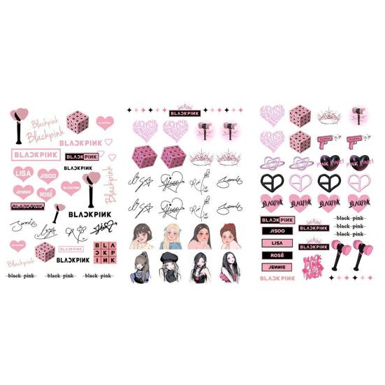 2 шт., наклейки для татуировки на концертное лицо, водонепроницаемые, долговечные, устойчивые к поту, безвредные наклейки для татуировки на коже