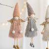 Christmas Plush Angel Girl Santa Claus Dolls Xmas Tree Ornament Natal Noel Navidad 2025 Christmas Decorations for Home New Year